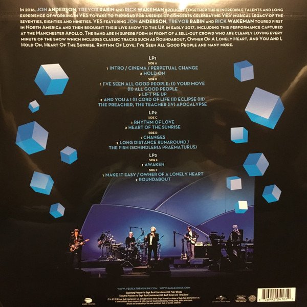 Yes Featuring Jon Anderson, Trevor Rabin, Rick Wakeman – Live At The Apollo (50th Anniversary) - Imagen 2