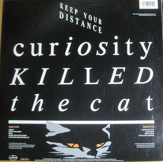 Curiosity Killed The Cat – Keep Your Distance - Imagen 2