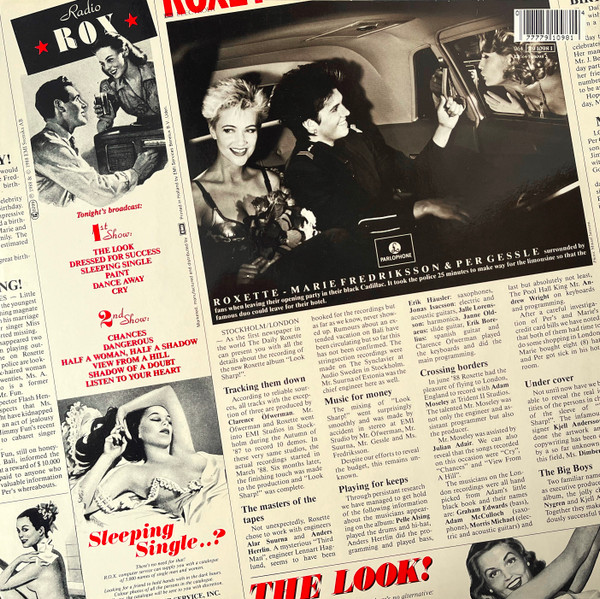 Roxette – Look Sharp! - Imagen 2